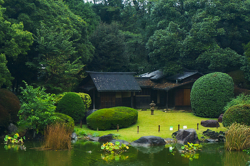 일본 전통 가옥과 정원