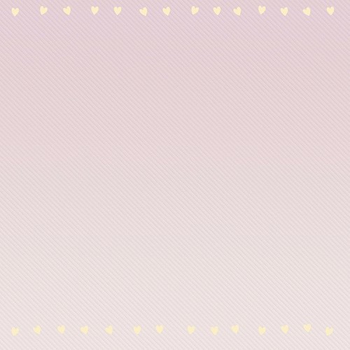은은한 핑크빛 배경 위로 하트 프레임이 놓인 일러스트