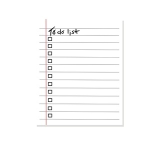 오늘의 할 일 to do list