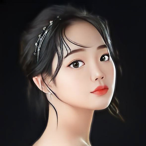 뷰티, 얼굴, 만화, 캐릭터 3D 그림 인물 이미지