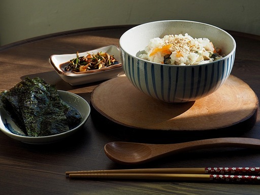 한국음식 굴 야채밥, 식사, 요리