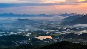옥천 용암사 일출