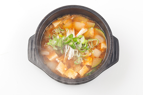 된장,된장찌개,두부,음식,식사,팽이버섯,버섯,호박,찌개,채소