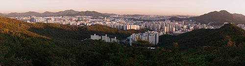 한국 경기도 안양시의 풍경