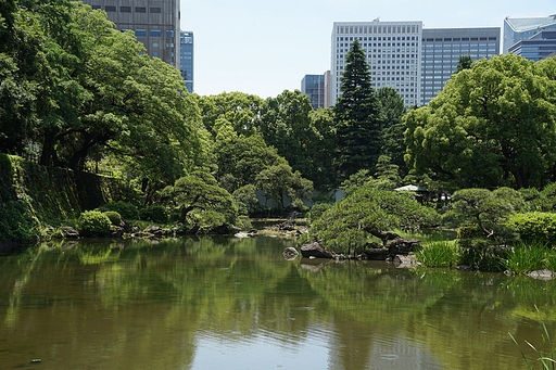 일본 도쿄 히비야 공원 풍경