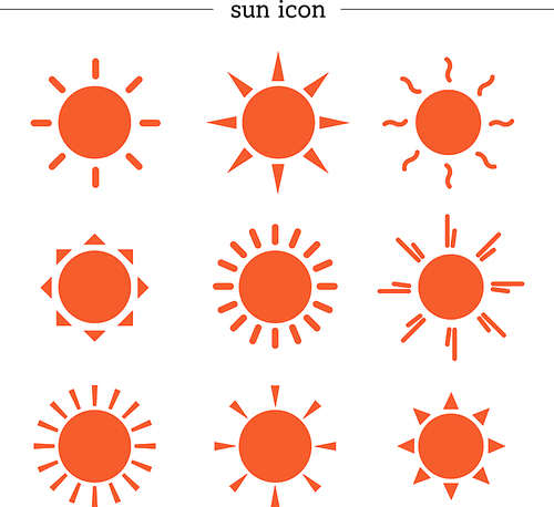 태양 아이콘/sun icon/해 아이콘/날씨아이콘/