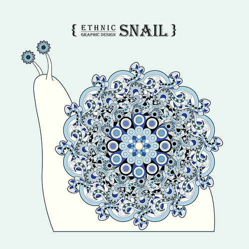 lovely snail coloring page in exquisite style