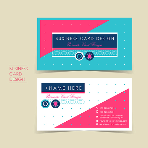 modern vector business card set template design