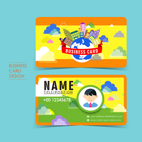 adorable vector business card set template design