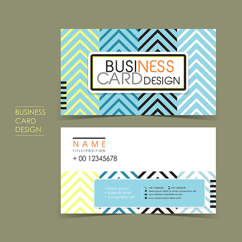 modern vector business card set template design
