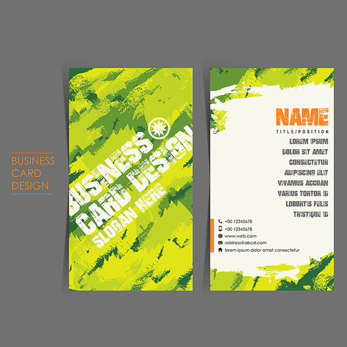 camouflage style vector business card set template design