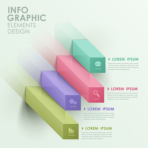 modern vector abstract bar chart infographic elements | 유토이미지 | 상세페이지 ...