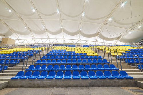Seats on stadium