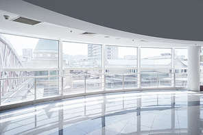 Bright modern empty office interior