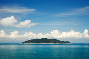 Island seen from  Rawa island . Malaysia .