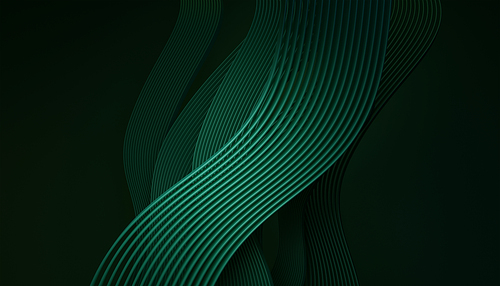 Abstract curve wave graphic design background. Concept for luxury, decoration, celebration, seson and advertising. 3d illustration rendering