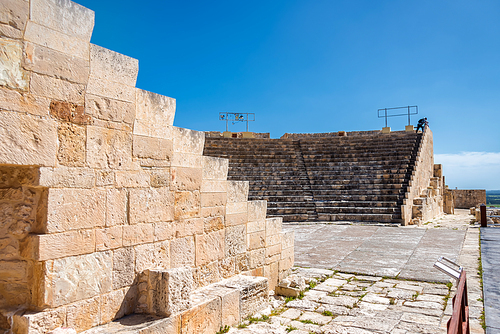 Roman amphitheater in Kourion, Limassol district, Cyprus