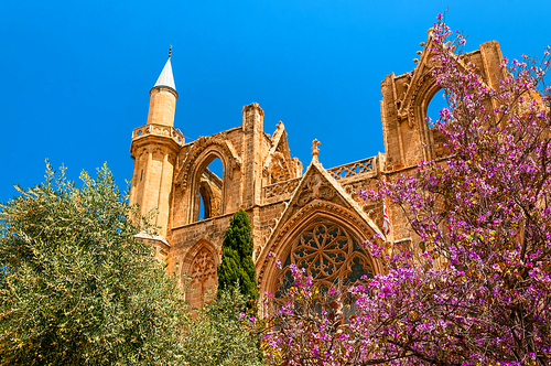 St. Nicholas Cathedral, formerly Lala Mustafa Mosque. Famagusta, Cyprus