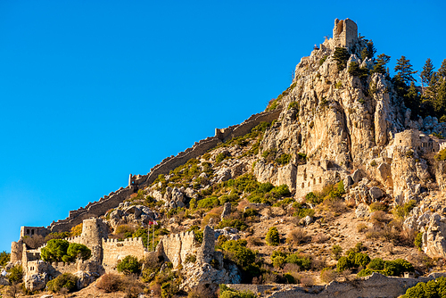 St. Hilarion castle. Kyrenia District, Cyprus.