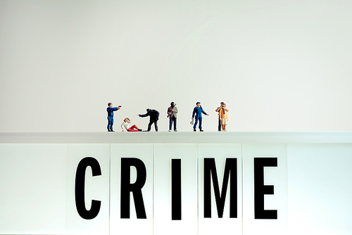 Various crime scenes.