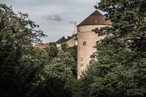 Mihulka - Powder Tower at Prague castle. Czech Republic