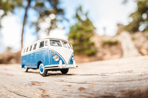 Miniature travelling van