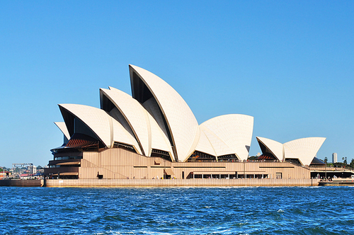 Sydney - January 1 : Sydney opera house is the famous landmark of Sydney, New South Wales, Australia