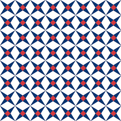 Mediterranean seamless pattern. Ceramic tile texture, tiles pattern or native kitchen mosaic interior. Symmetrical mandala geometric ornament vector illustration