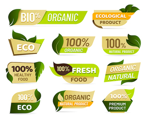 vegan emblem. fresh nature product badge, healthy vegetarian food products sticker and natural logical foods labels. eco market tag design, veggie market sticker. vector isolated symbols set
