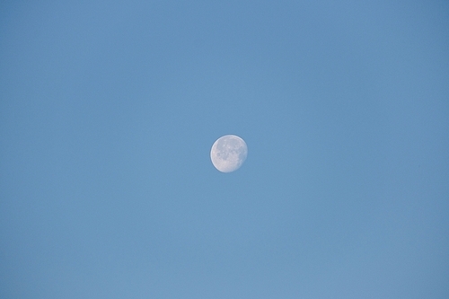 보름달이 뜬 하늘