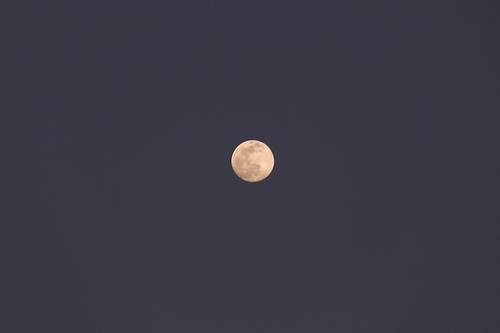 보름달이 뜬 하늘
