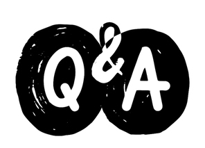 q and a grunge symbols, question and answer concept. faq, communication chat signs, media content, uppercase letters in grungy circles isolated on . vector illustration