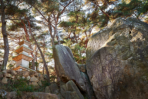 경주남산탑곡마애불상군(보물201호),남산,경주시,경북,한국