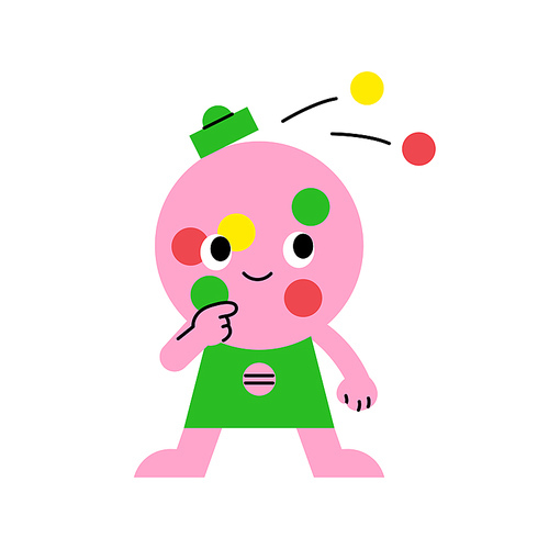 귀여운 사탕뽑기 캐릭터