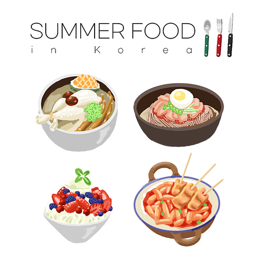한국 여름 음식
