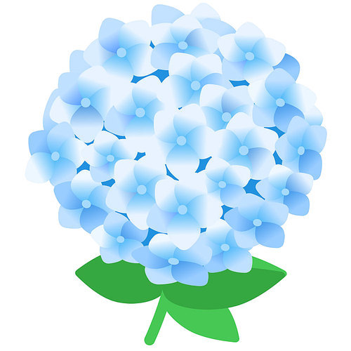 파란색 꽃다발