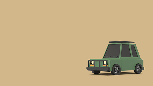 카키색 SUV 자동차 배경  Khaki SUV Car Background