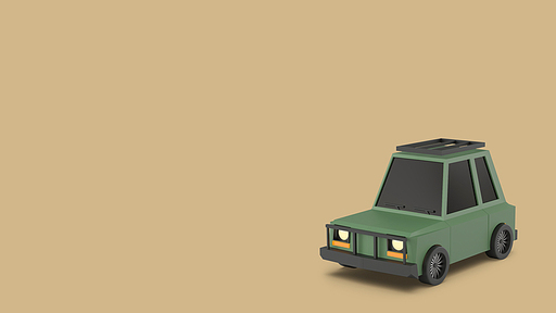 카키색 SUV 자동차 배경  Khaki SUV Car Background