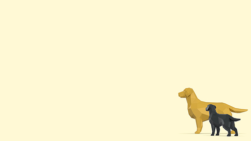 캐릭터 리트리버 개 배경 Character Retriever Dog Background