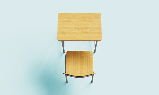 학교 책상과 의자 School Desk and Chair